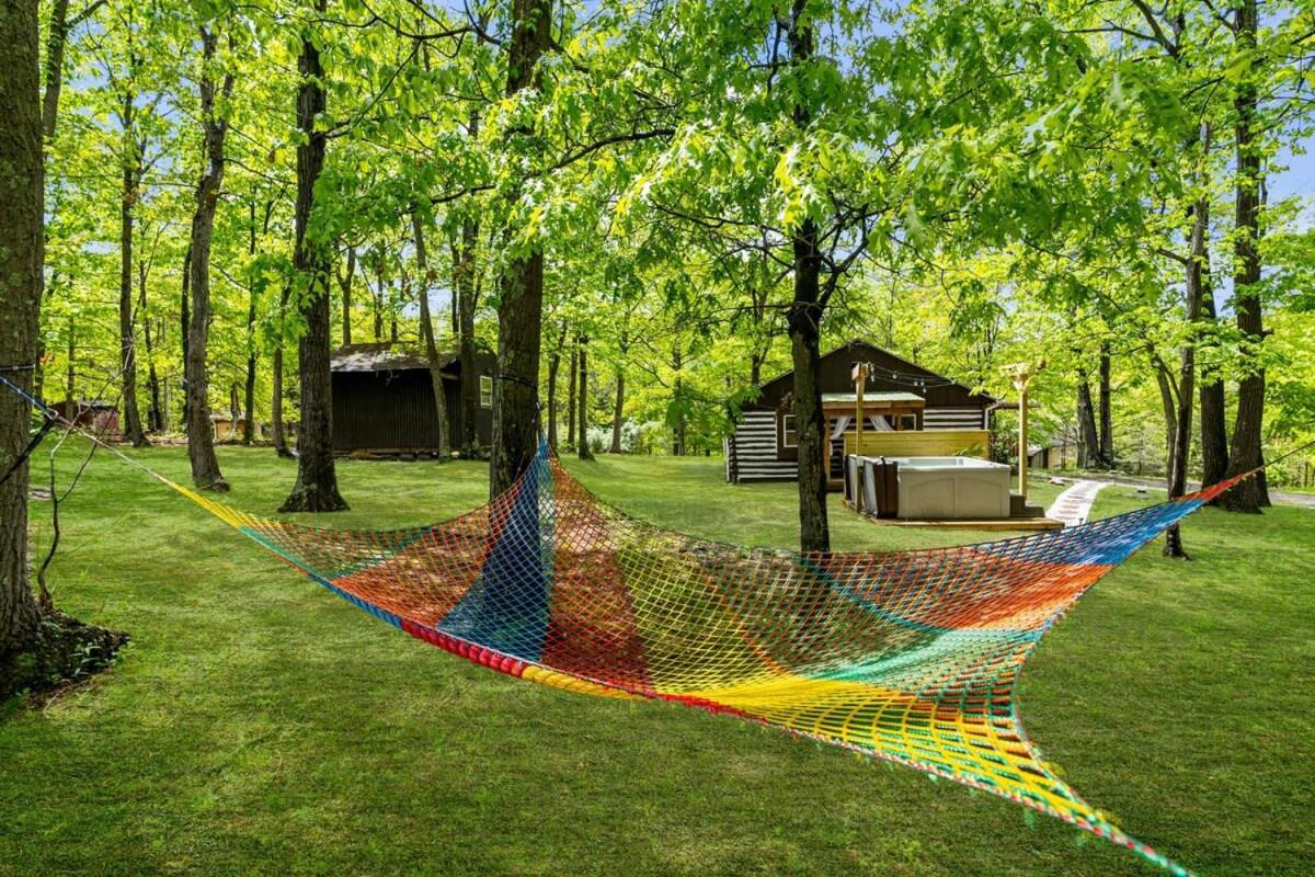 Modernized Log Cabin W Hot Tub Fire Pit & Views Berkeley Springs Bagian luar foto